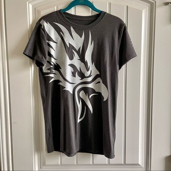 Under Armour Charcoal Gray Freedom Eagle T-Shirt; SZ S; BNWT - Picture 2 of 6